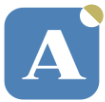 ADAWebExpert.com Logo showing letter A in rounded square with a contrast symbol (circle split with two colors) in the upper right corner.